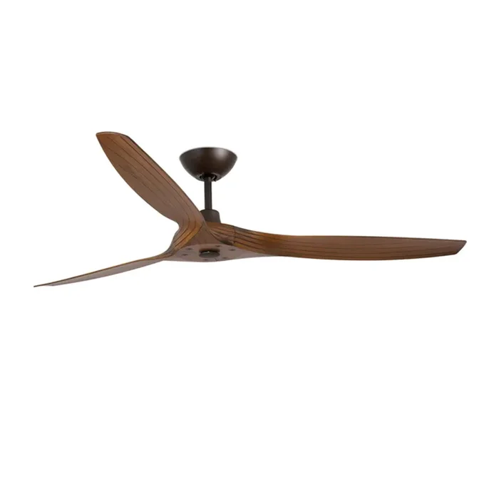 Faro Barcelona Morea Ceiling Fan with DC Motor And Remote Control – Dark Brown