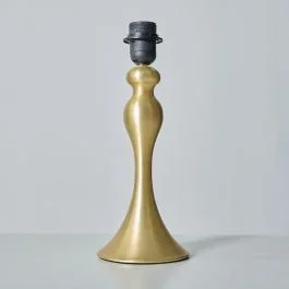 Faulkner Spindle Table Lamp in Matt Gold