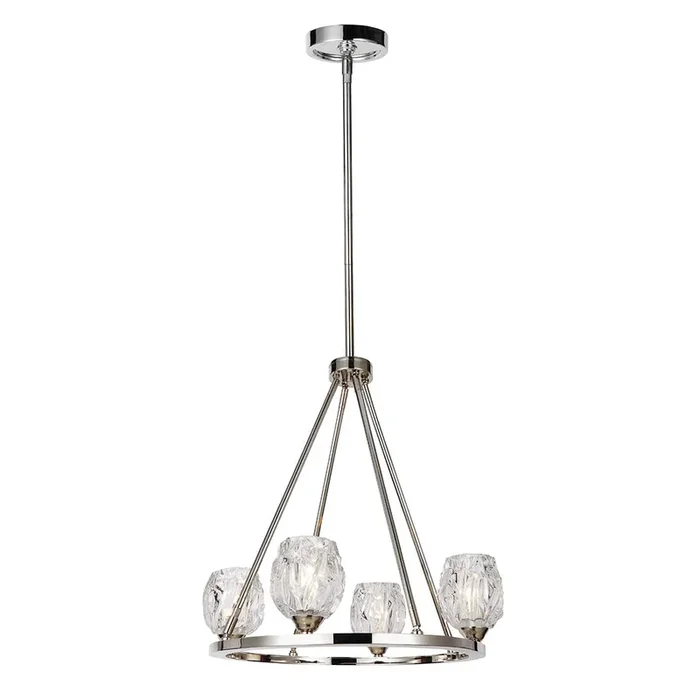 Feiss Chandelier from the Rubin range. Rubin 4 Light Chandelier Product Code = FE-RUBIN4