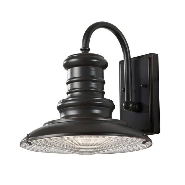 Feiss Outdoor Wall Light from the Redding Station range. Redding Station 1 Light Small Wall Lantern Product Code = FE-REDDING2-S-PDB