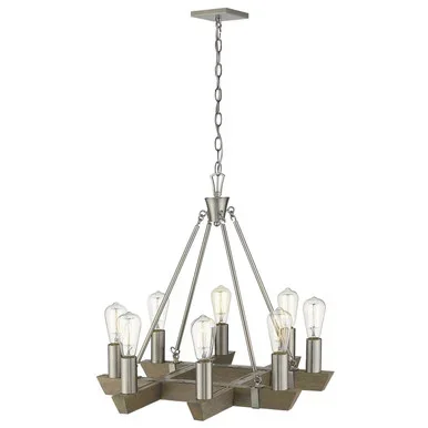 Finnick Eight Light Chandelier (IN11060SN)