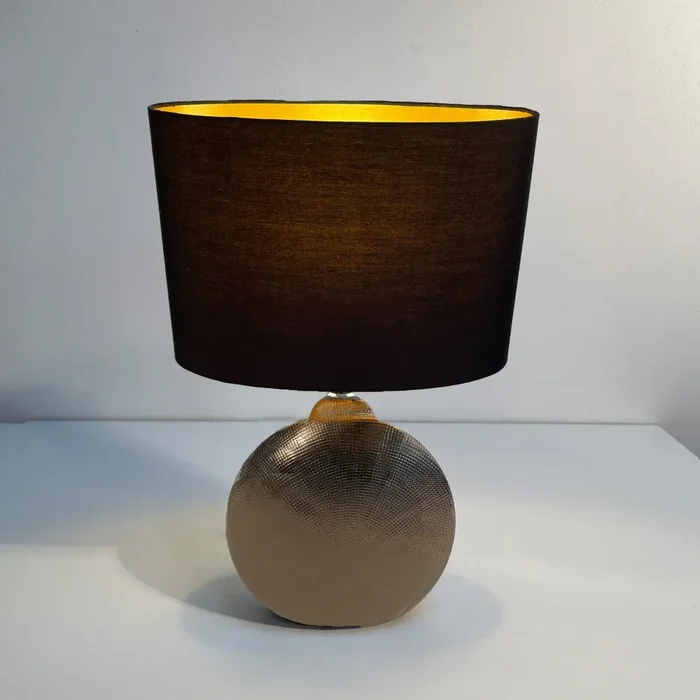 Fischer-Honsel FORO Table lamp bronze, 1-light source
