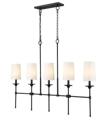 Five Light Linear Chandelier