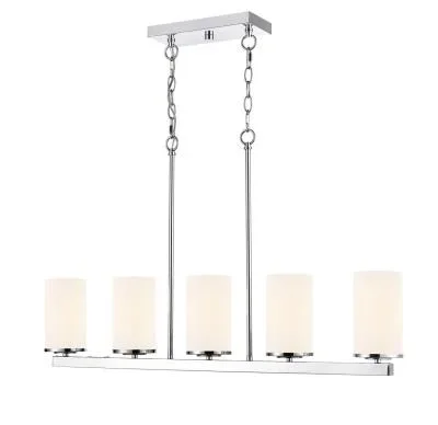 Five Light Linear Chandelier9208639