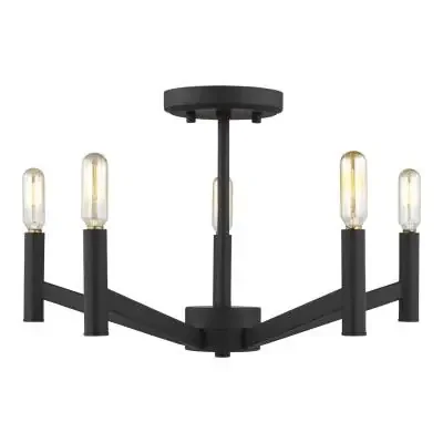 Five Light Semi-Flush Mount