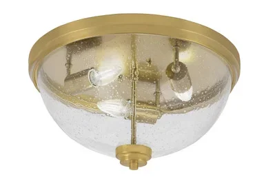 Flush Mounts Three Light Flush Mount (826-NAB-0)