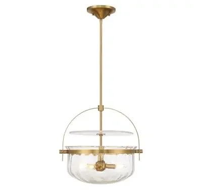 Four Light Convertible Semi-Flush/Pendant