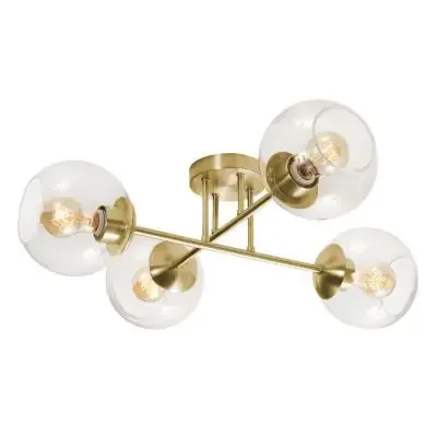 Four Light Flush Mount