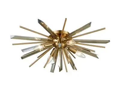 Four Light Flush Sconce