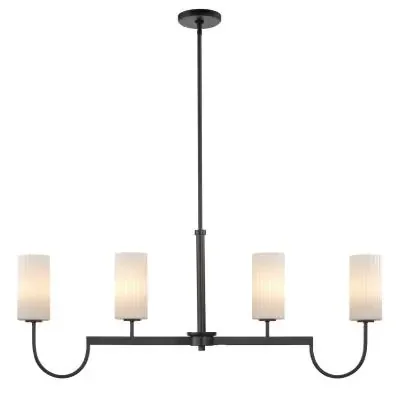 Four Light Linear Chandelier