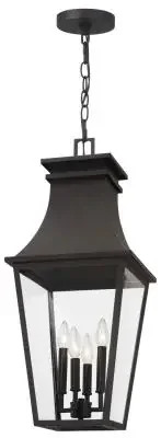 Four Light Outdoor Chain Hung