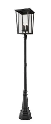 Four Light Outdoor Post Mounted Fixture