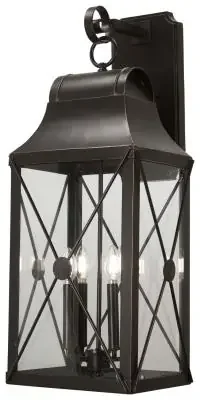 Four Light Outdoor Wall Mount