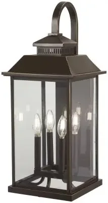 Four Light Outdoor Wall Mount