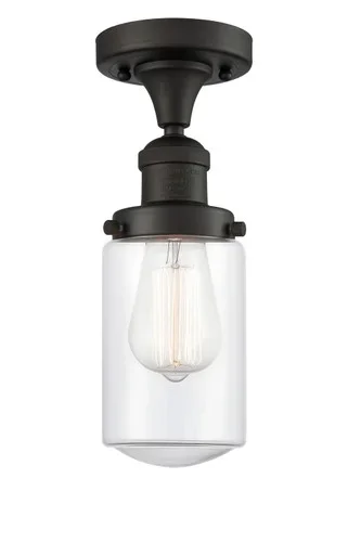 Franklin Restoration One Light Semi-Flush Mount (517-1CH-OB-G312)
