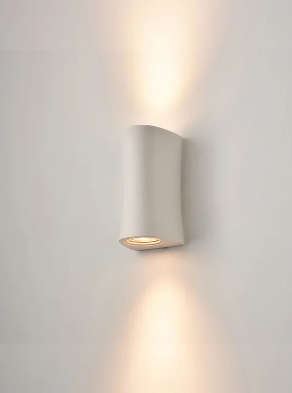 Franklite Fresco Matt White Vertical Wall Light Fresco part no – WB578