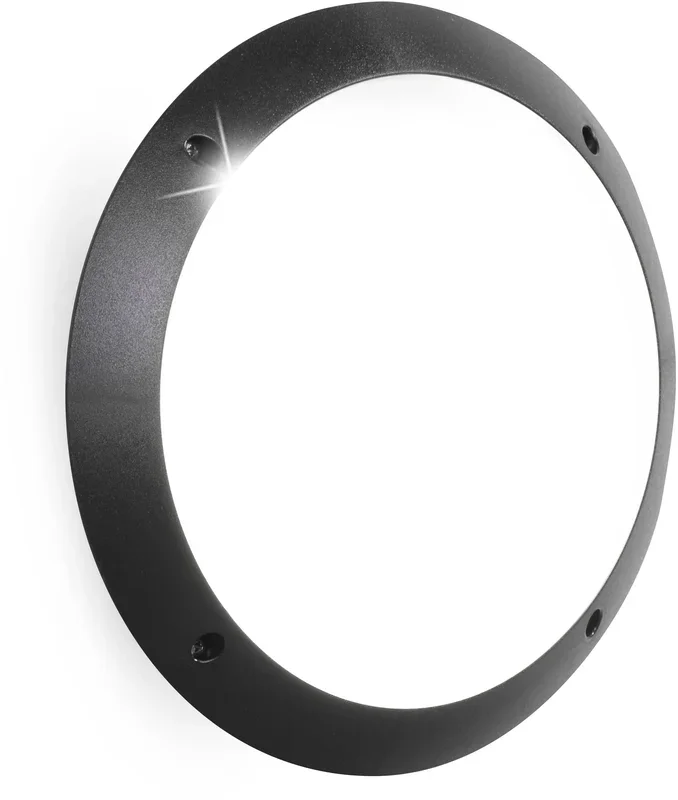 Fumagalli Asbac 1R3.000.WY.LS1 Lucia 9W 4K LED Sensor Rd Plain Bulkhead Wh
