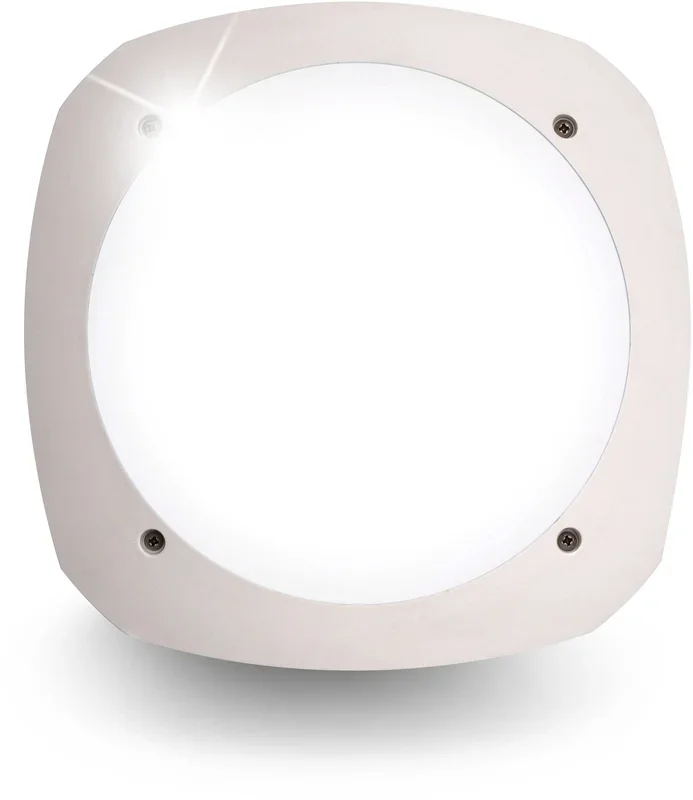 Fumagalli Asbac 1U3.000.AY.LS1CL1 Stucchi 9W 4K LED Sensor Sq Clear Backlight Bk