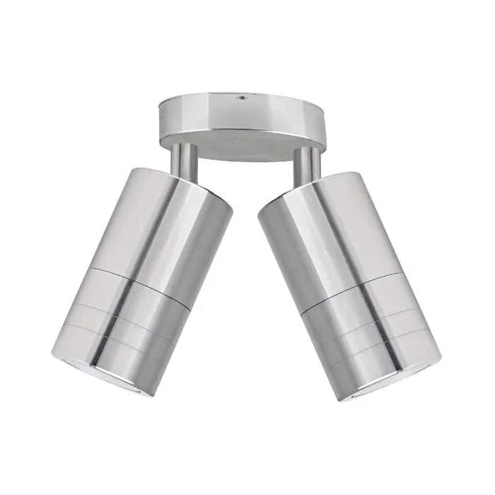 Gap Lighting GP3-SS2 Pillar Twin Spot Wall/Ceiling Light Stainless Steel