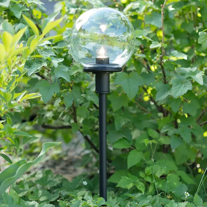 Garden 24V Globe LED Stake Light – Black