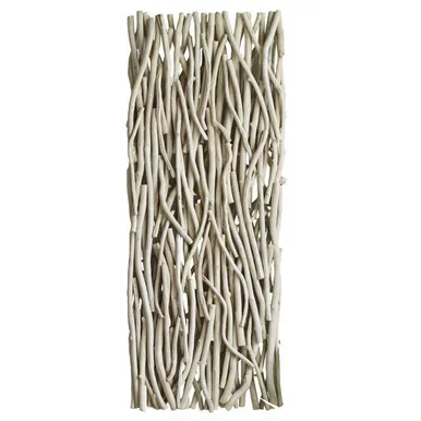 Gathered Teak Wall Decor (04326)