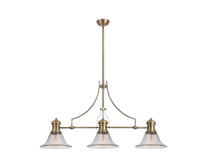 Guttenberg 3 Light Linear Pendant EM0630-KHSA
