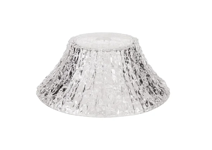 Guttenberg Round 38cm Patterned Clear Glass Lampshade EM8508-HSA