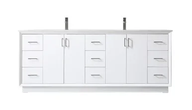 Hayes Double Bathroom Vanity (VF19684DWH)