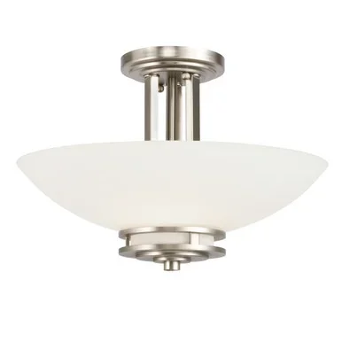 Hendrik Two Light Semi Flush Mount (3674)
