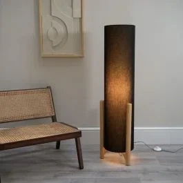 Henry Midi Floor Lamp in Charcoal