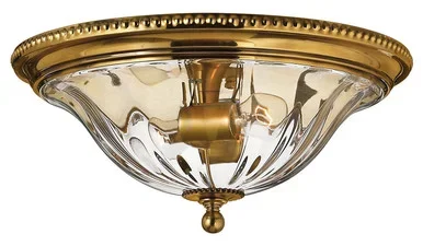 Hinkley Cambridge LED Flush Mount in Burnished Brass – 3616BB
