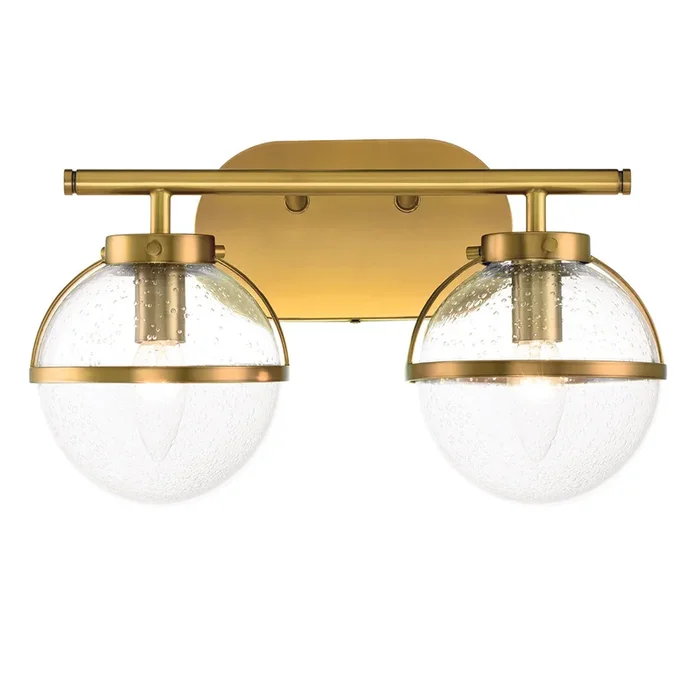 Hinkley Wall Light from the Hollis range. Hollis 2 Light Wall Light Product Code = HK-HOLLIS2-O-BK-BATH