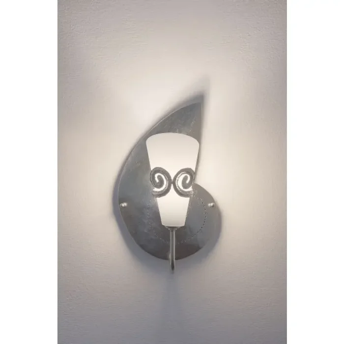 Holländer DOPPIONE LINKS wall light silver, 1-light source