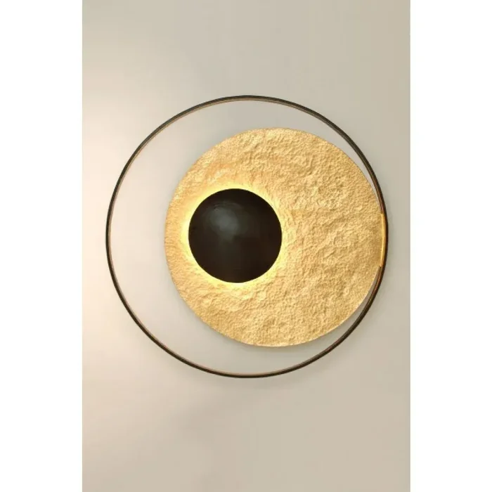 Holländer SATELLITE wall light brown, gold, black, 3-light sources