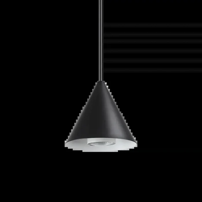 Ideallux A-LINE Pendant Light black, 1-light source