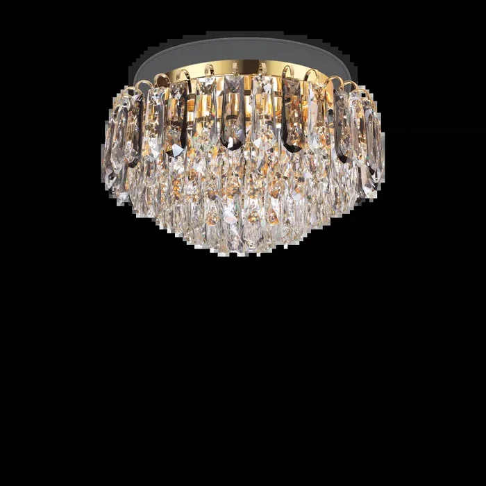 Ideallux MAGNOLIA Ceiling Light brass, 7-light sources