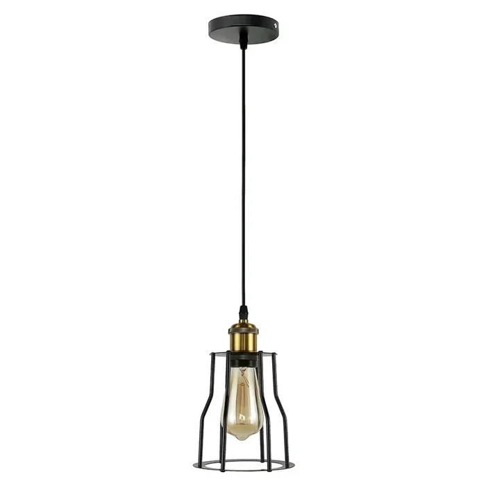 Industrial Modern Retro Loft Cage Ceiling Lamp ~1417