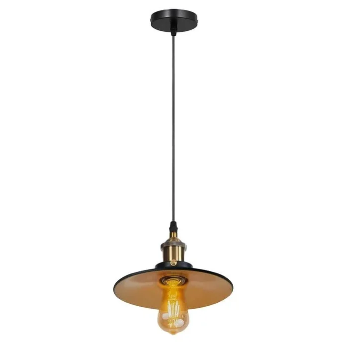 Industrial Vintage Pendant Light, E27 Metal Shade for Home & Cafe ~ 5662