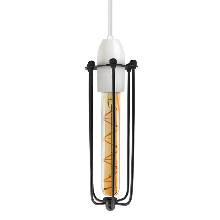 Industrial Vintage Style Wire Cage Black~2436