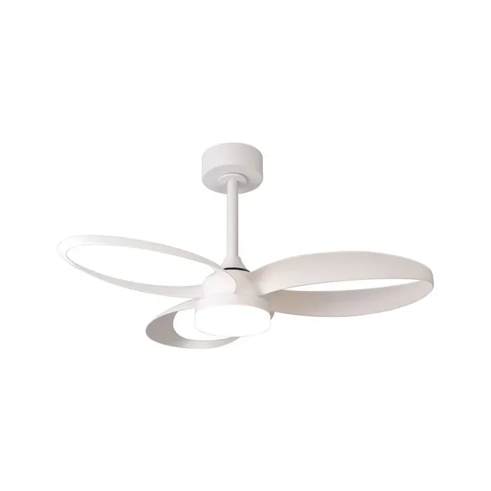 Infinity Fan 92.6cm 24W LED Dimmable Ceiling Light With Built-In 30W DC Reversible Fan, Remote Control 2700-5000K, 1800lm, White