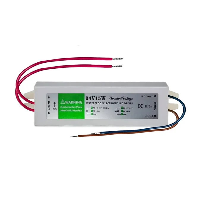 IP67 DC 24V 15W LED Driver Constant Voltage Power Supply Transformer ~5461