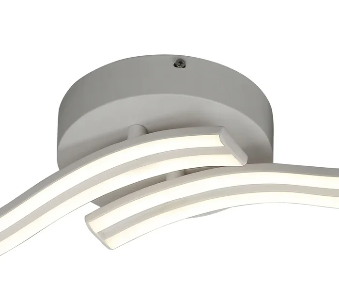 Jupita 2 Light Ceiling, Wall, 2 x 12W LED, 4000K, 1556lm, White, 3yrs Warranty