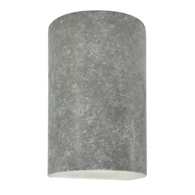 Justice Designs Ambiance LED Lantern in Mocha Travertine – CER-1265W-TRAM-LED1-1000