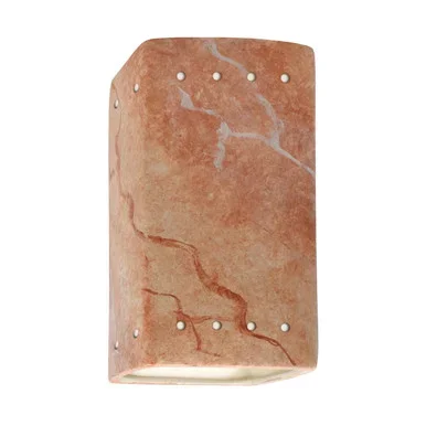 Justice Designs Ambiance LED Wall Sconce in Agate Marble – CER-5925-STOA-LED1-1000