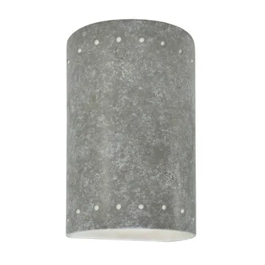 Justice Designs Ambiance LED Wall Sconce in Mocha Travertine – CER-5990-TRAM-LED1-1000