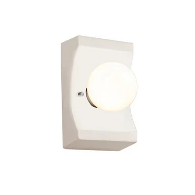 Justice Designs Ambiance One Light Wall Sconce in Matte White – CER-3025-MAT