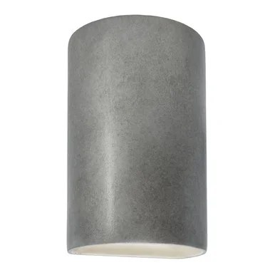 Justice Designs Ambiance Wall Sconce in Antique Silver – CER-5265-ANTS