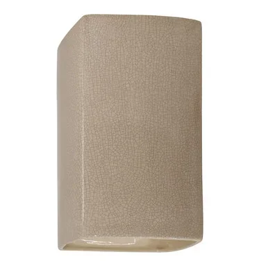 Justice Designs Ambiance Wall Sconce in Sienna Brown Crackle – CER-5950-CKS