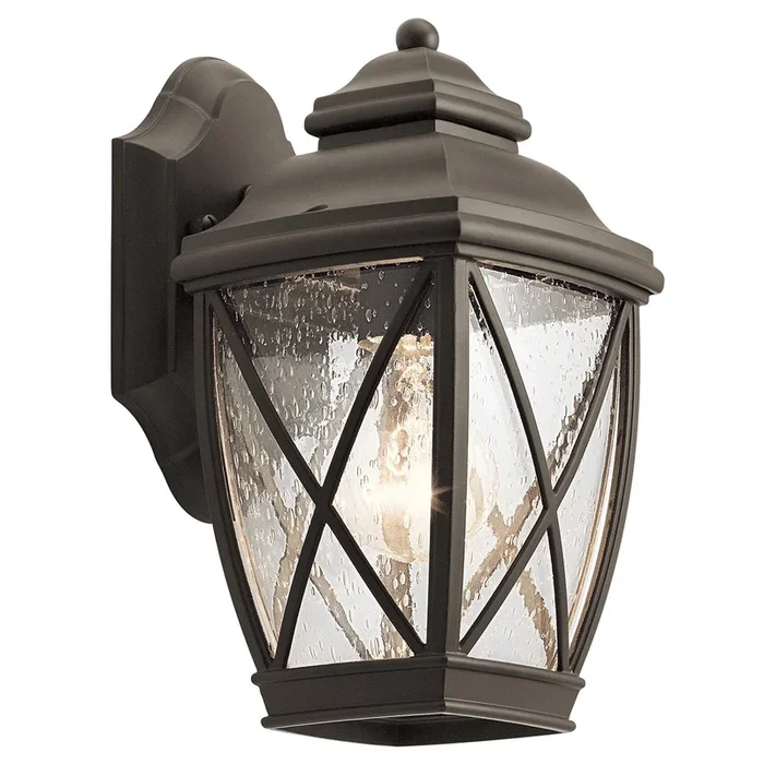 Kichler Pedestal Lantern from the Tangier range. Tangier 1 Light Medium 7.5″ Pedestal Product Code = KL-TANGIER3-M