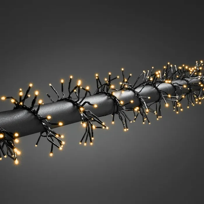 Konstsmide Amber LED Multi-Function Cluster String Lights – 768 Lights